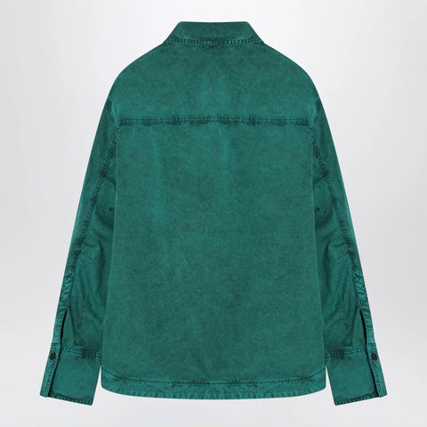 The Attico Green cotton shirt
