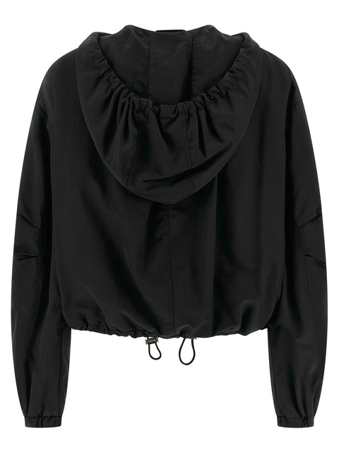The Attico Hooded Bomber Jacket