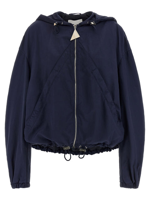 The Attico Hooded Bomber Jacket