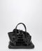 The Attico La Passeggiata Mini black crocodile-print leather bag