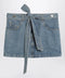 The Attico Light blue denim mini skirt