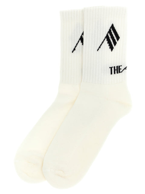 The Attico Logo Intarsia Socks
