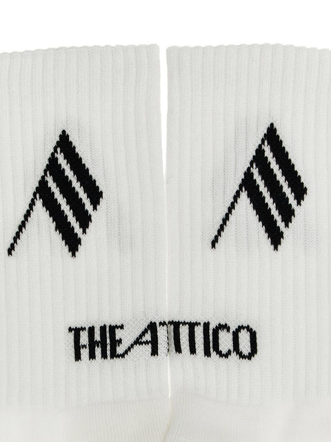 The Attico Logo Socks