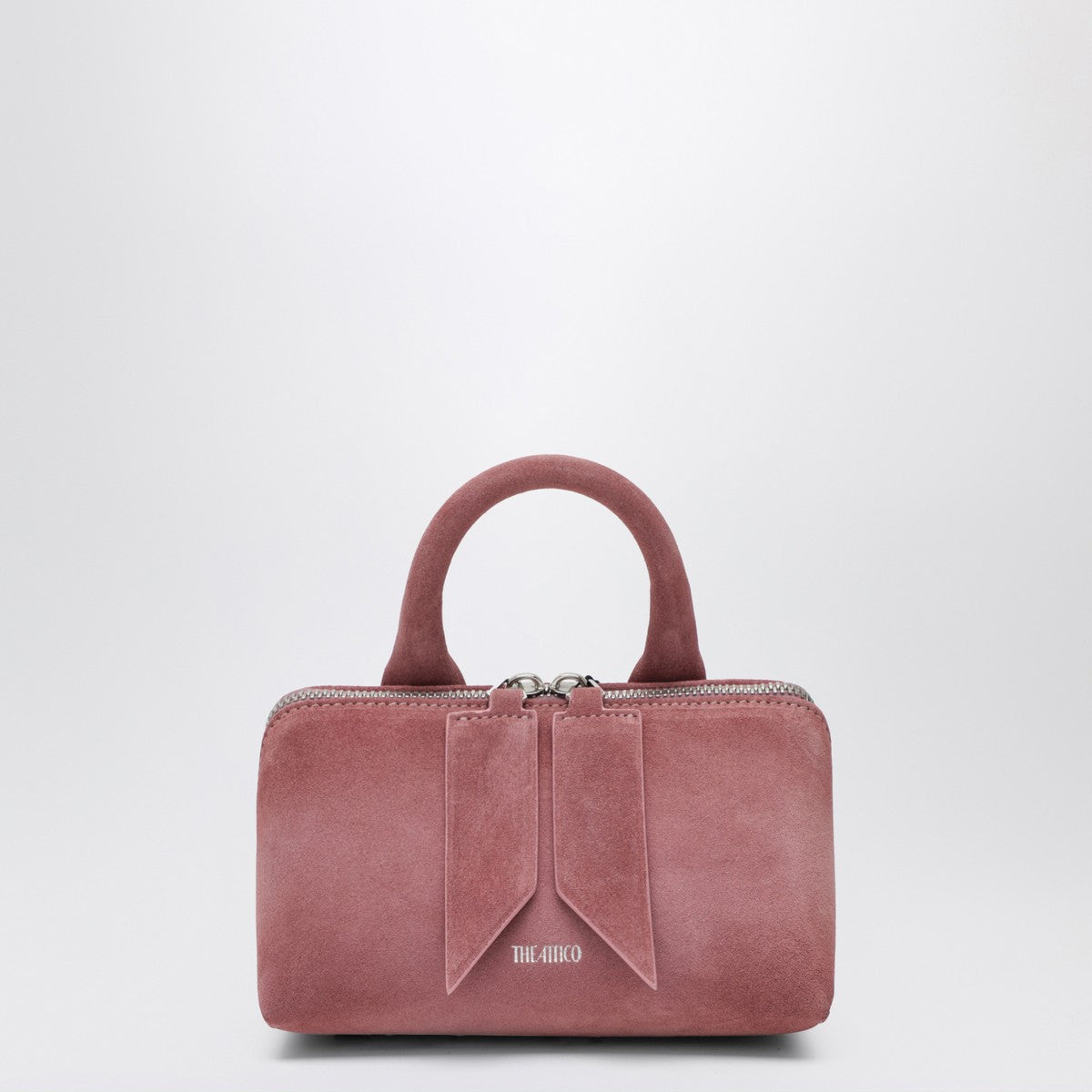 The Attico Pink suede Friday mini bag