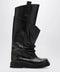 The Attico Robin Passeggiata combat boots in black calf leather