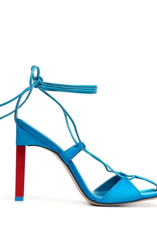 The Attico Sandals Clear Blue-women > shoes > sandals-The Attico-Urbanheer