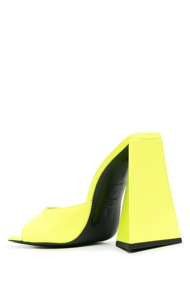 The Attico Sandals Yellow-women > shoes > sandals-The Attico-Urbanheer