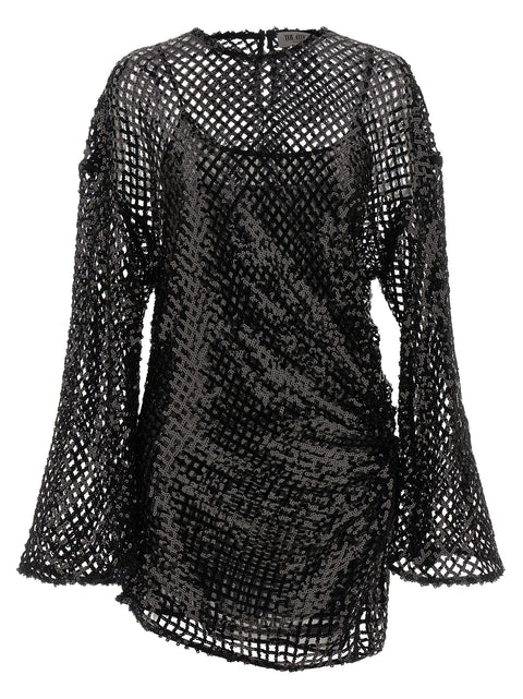 The Attico Sequin Mesh Dress