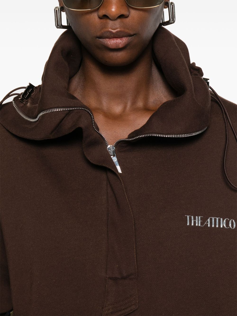 The Attico Sweaters Brown