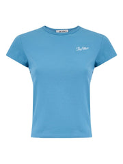 The Attico T-shirts and Polos Clear Blue