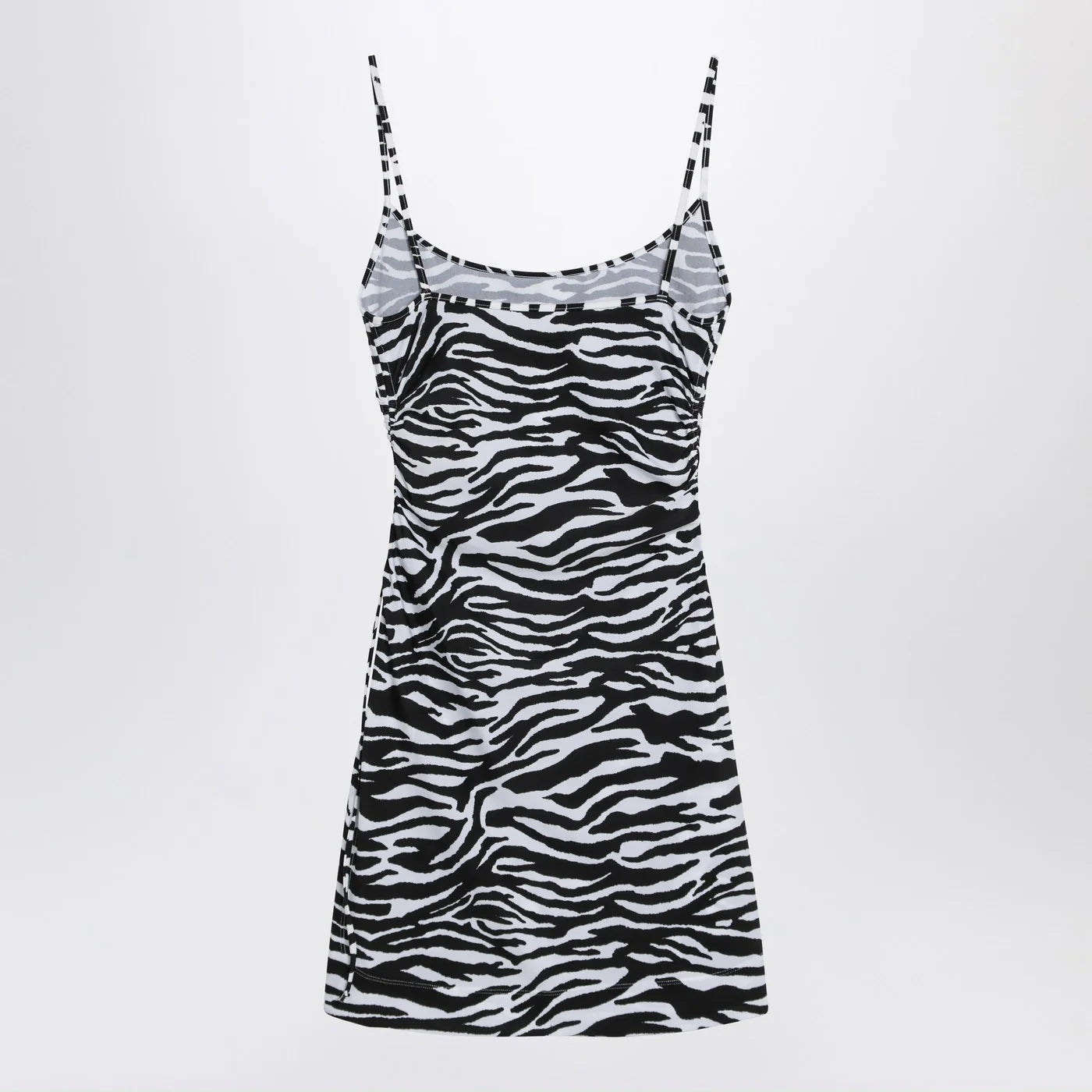 The Attico Zebra beach cover-up in stretch fabric