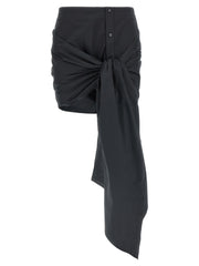 The Attico -bow Skirt