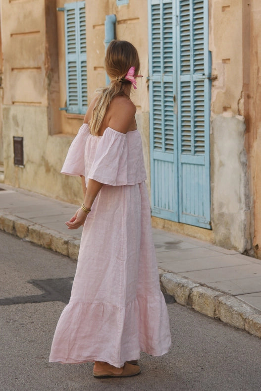 The Baila Dress // Blush-Dress-Beachwood Baby-One size fits most.-Urbanheer