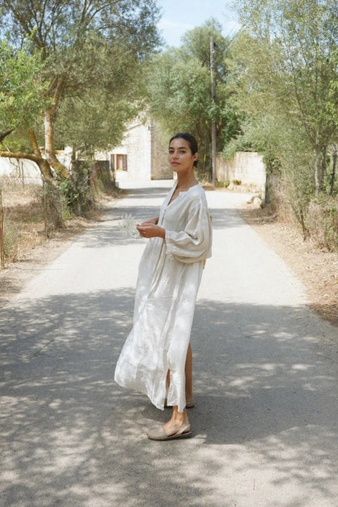 The Bonita Dress // Moon-Dress-Beachwood-Bust: 42" Length: 55"-Urbanheer