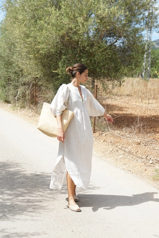 The Bonita Dress // Moon-Dress-Beachwood-Bust: 42" Length: 55"-Urbanheer