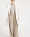 The Camden | Long Hooded Down Vest | Ivory