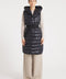 The Camden | Long Hooded Down Vest | Midnight Black
