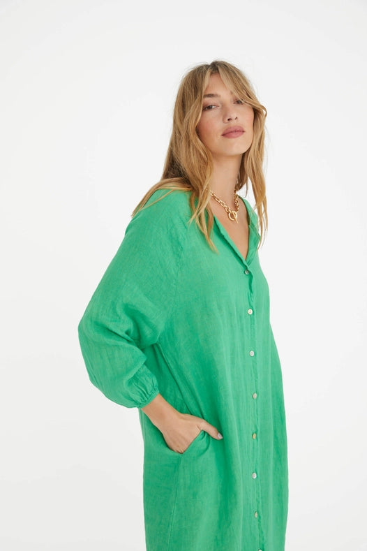 The Camille Dress In Vert-Dress-Marché-OS-Urbanheer