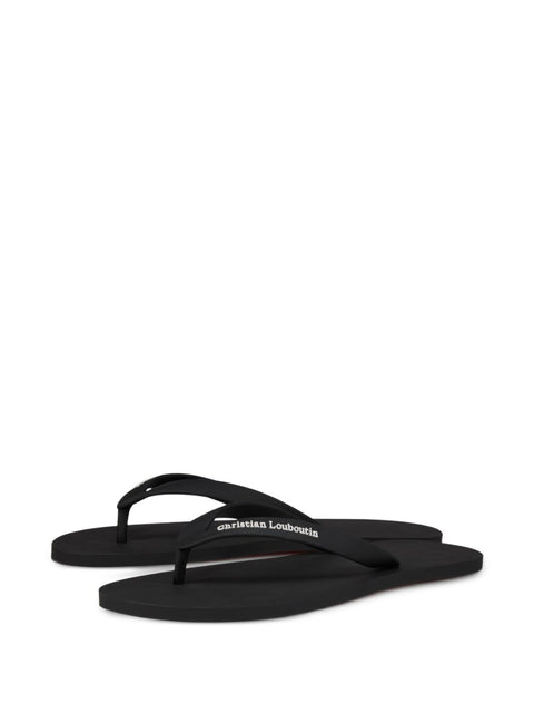 The Christian Louboutin summer thong sandals