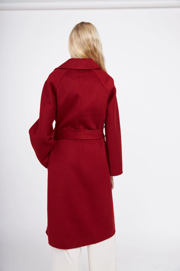 The Classic Wrap Coat - Burgundy-Coats-Pissenlit-S-Burgundy-Urbanheer