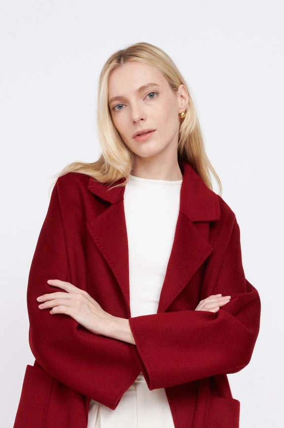 The Classic Wrap Coat - Burgundy-Coats-Pissenlit-S-Burgundy-Urbanheer
