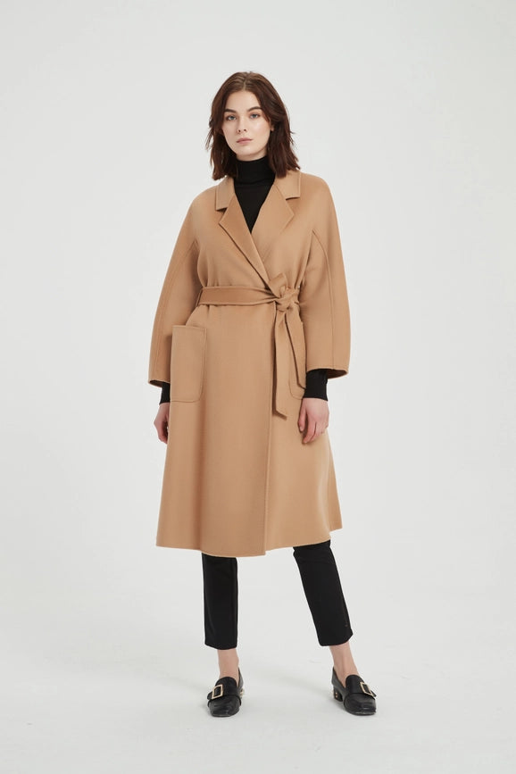 The Classic Wrap Coat - Camel-Coats-Pissenlit-S-Camel-Urbanheer