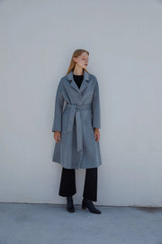 The Classic Wrap Coat Heather Grey-Coats-Pissenlit-L-Heather Grey-Urbanheer
