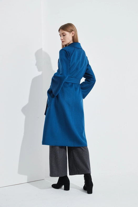 The Classic Wrap Coat Royal Blue-Coats-Pissenlit-S-Royal Blue-Urbanheer