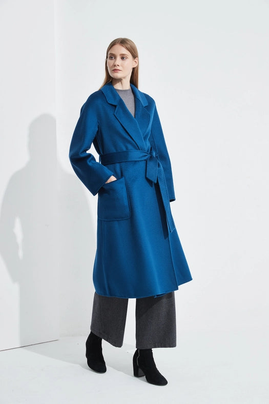 The Classic Wrap Coat Royal Blue-Coats-Pissenlit-S-Royal Blue-Urbanheer