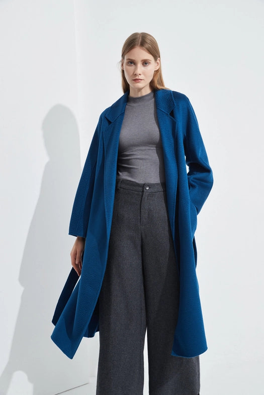 The Classic Wrap Coat Royal Blue-Coats-Pissenlit-S-Royal Blue-Urbanheer
