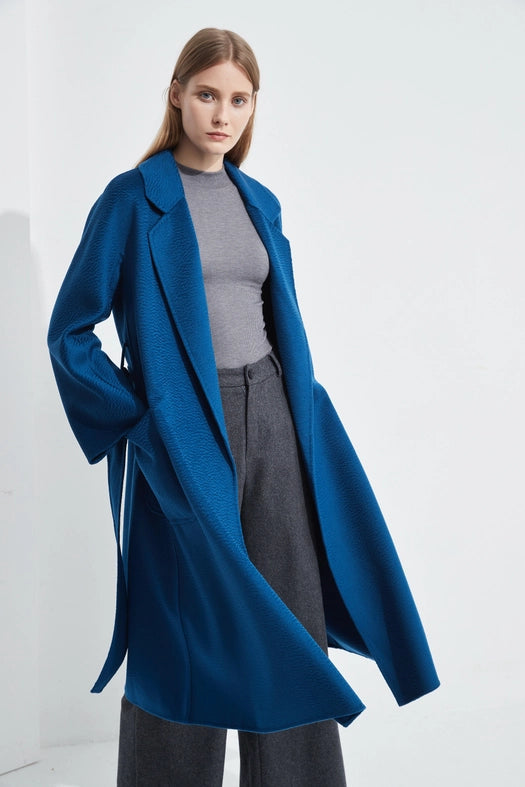 The Classic Wrap Coat Royal Blue-Coats-Pissenlit-S-Royal Blue-Urbanheer
