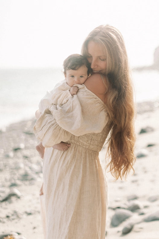 The Deia Dress // Moon-Dress-Beachwood-100% Linen-Urbanheer