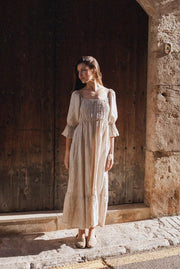 The Deia Dress // Moon-Dress-Beachwood-100% Linen-Urbanheer