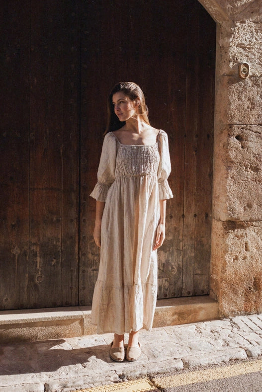 The Deia Dress // Moon-Dress-Beachwood-100% Linen-Urbanheer