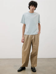 The Dennis Pants | Pleated Elastic Waist Barrel Trousers