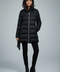 The Dorchester | Down Coat with Chunky Zipper | Midnight Black