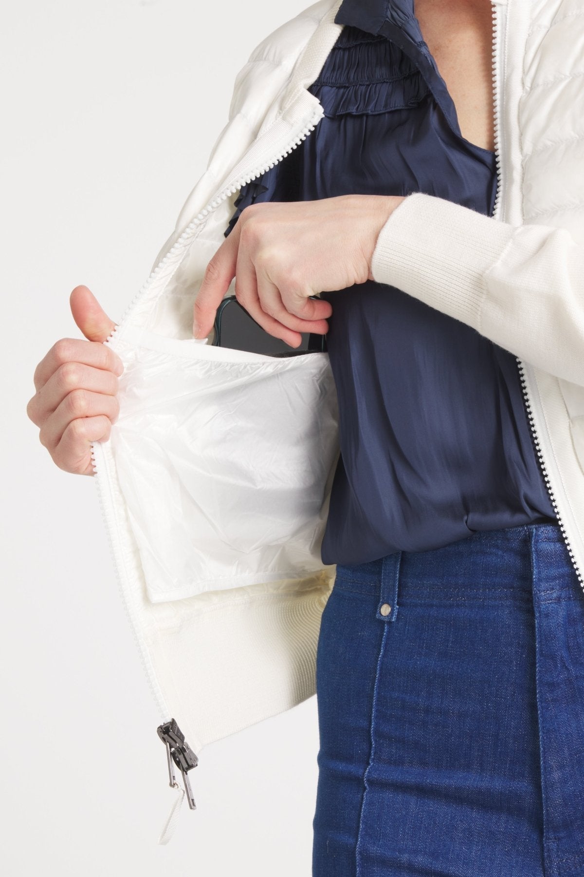 The Duchess | Down / Wool Jacket | Ivory