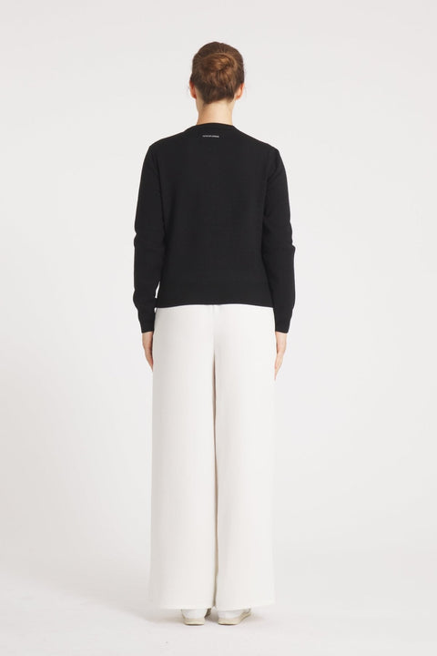 The Duchess | Down / Wool Jacket | Midnight Black