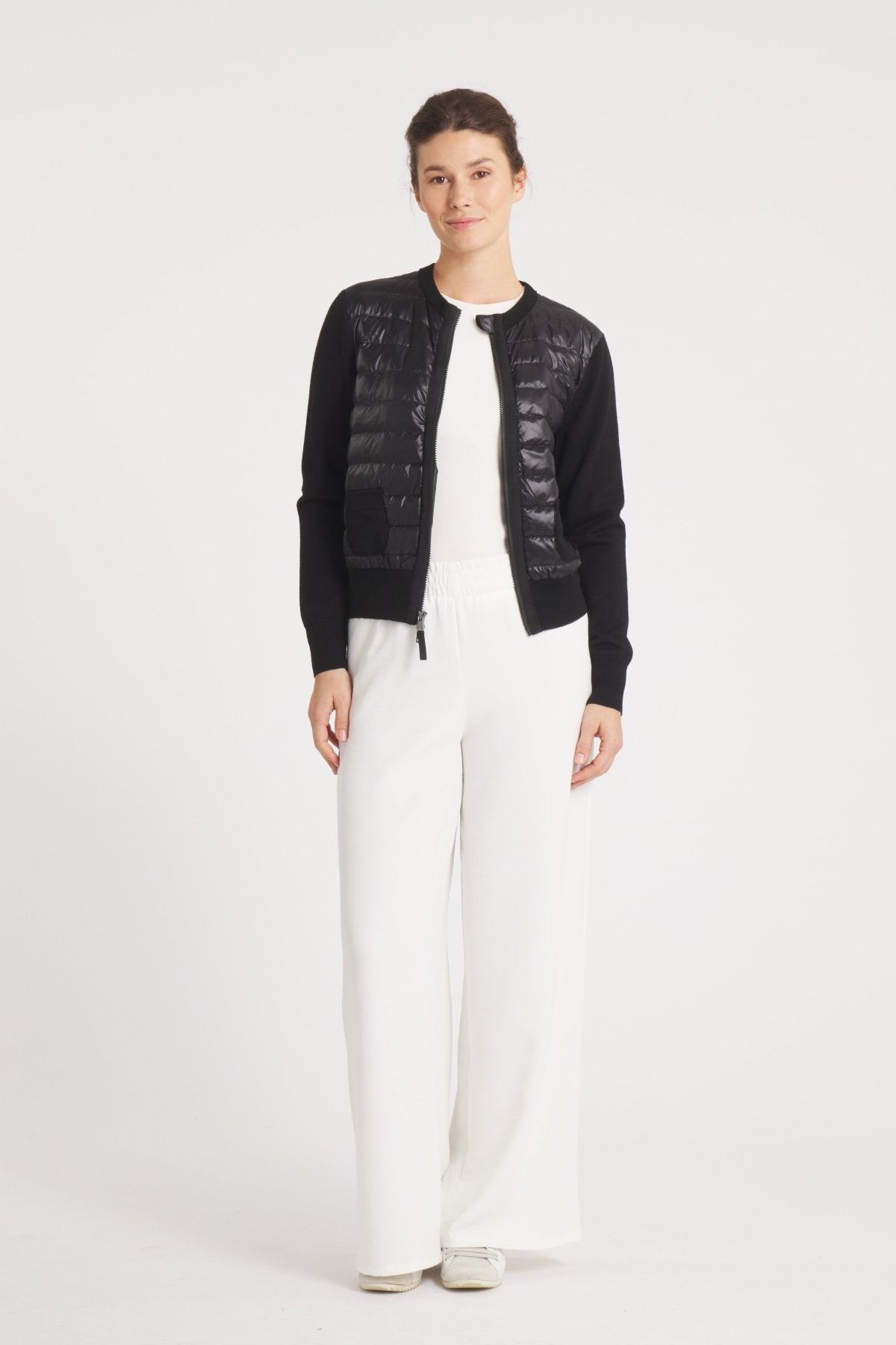 The Duchess | Down / Wool Jacket | Midnight Black