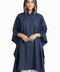 The Durham | Packable Poncho | Soft Matte Ink Navy