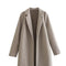 The Famous Zara Coat Solid Woolen Coats White Label-coats-Blak Wardrob-S-KH-Urbanheer