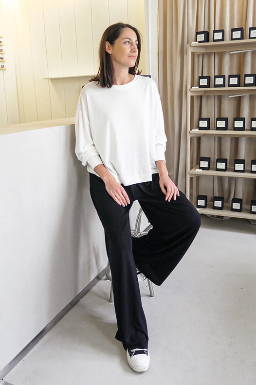 The Flow Pants (Long Leg)-Pants-AWAN (As We Are Now)-XS-Warm Black-Urbanheer