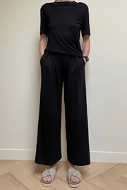 The Flow Pants (Long Leg)-Pants-AWAN (As We Are Now)-XS-Warm Black-Urbanheer