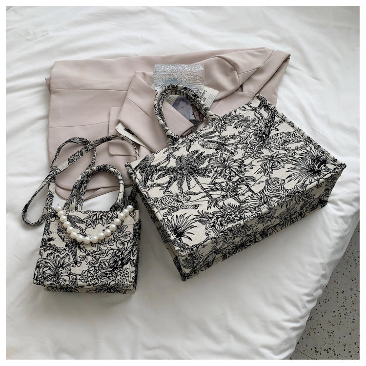 The Forbidden Tote Bag Black Large-Tote Bag-Blak Wardrob-Black-Large-Urbanheer