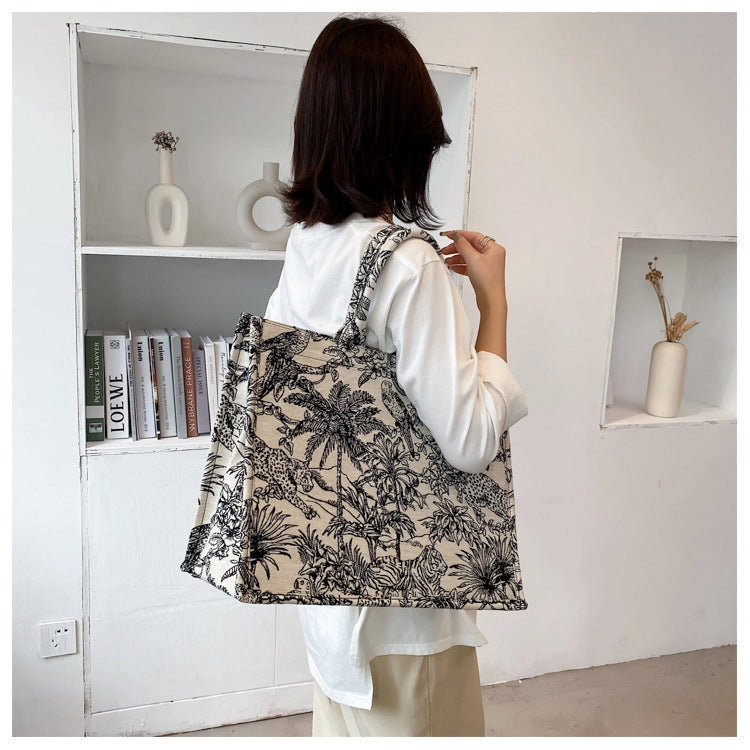 The Forbidden Tote Bag Black Large-Tote Bag-Blak Wardrob-Black-Large-Urbanheer