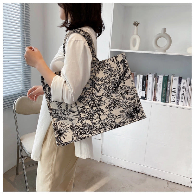 The Forbidden Tote Bag Black Large-Tote Bag-Blak Wardrob-Black-Large-Urbanheer