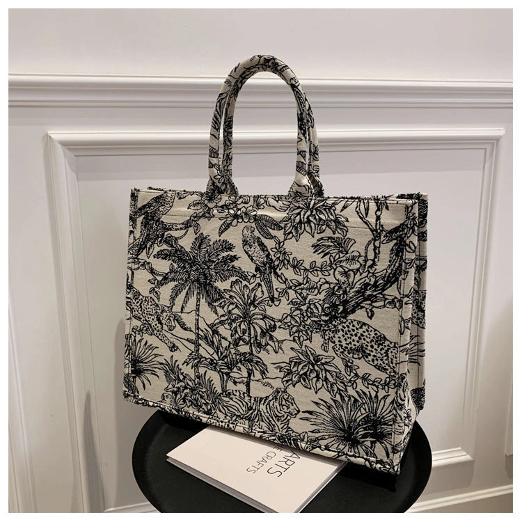 The Forbidden Tote Bag Black Large-Tote Bag-Blak Wardrob-Black-Large-Urbanheer