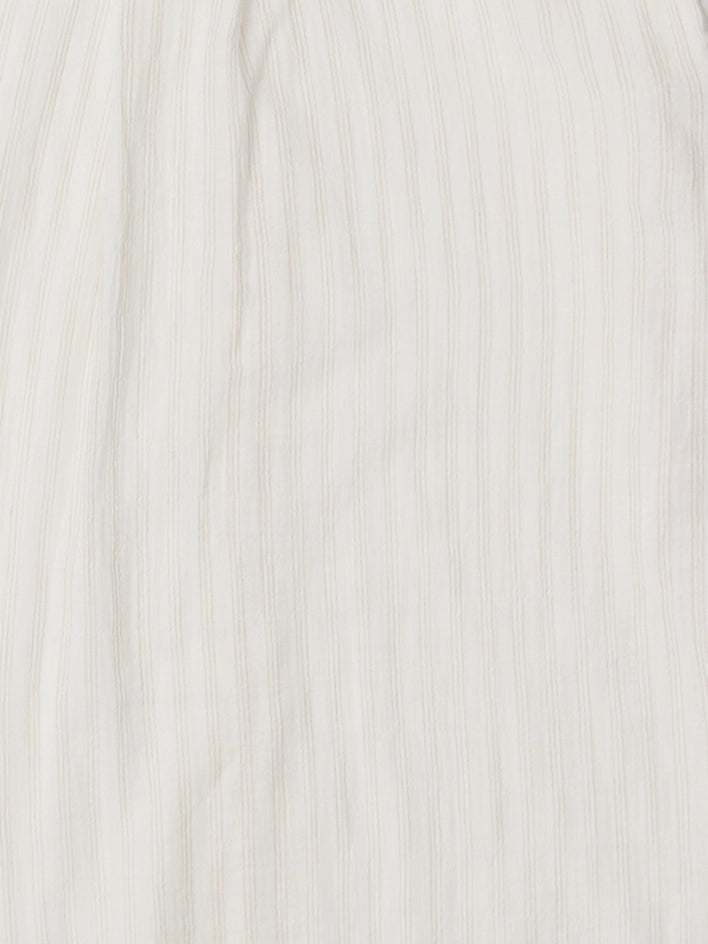 The Frazier Top | Sheer Striped Button-Down Shirt WHITE-BEIGE-Shirt-All Row-S-WHITE-BEIGE-Urbanheer