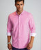 The Go Big Stripe Long Sleeve Tech Shirt - Sunset Stripe