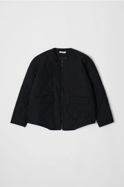 The Greta Jacket | Oversized Quilted Jacket with Drawstrings Black-Jacket-MOD REF-S-Black-Urbanheer